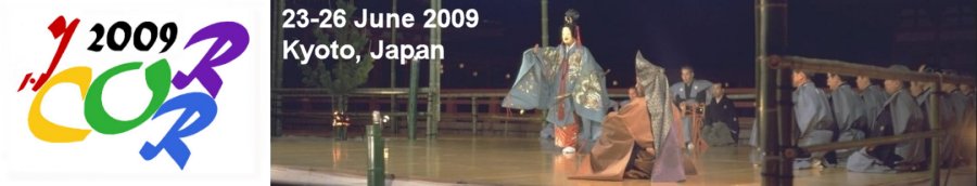 Top of ICORR2009 : International Conference on Rehabilitation Robotics in Kyoto, Japan